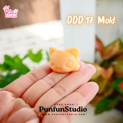 DDD 17-20 Mold Set / Crouching Pet / 3D Mold / Silicone Mold