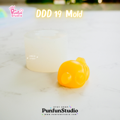 DDD 17-20 Mold Set / Crouching Pet / 3D Mold / Silicone Mold