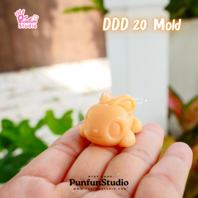 DDD 17-20 Mold Set / Crouching Pet / 3D Mold / Silicone Mold