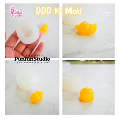 DDD 17-20 Mold Set / Crouching Pet / 3D Mold / Silicone Mold