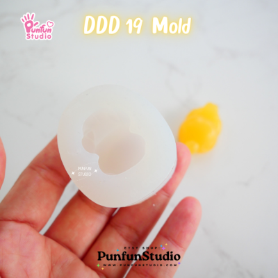 DDD 17-20 Mold Set / Crouching Pet / 3D Mold / Silicone Mold