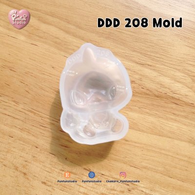 DDD 201-212 Mold Set / Poke Mold / Food Safe Mold/ Epoxy Resin, Chocolate, Jelly, Candle / Silicone Mold