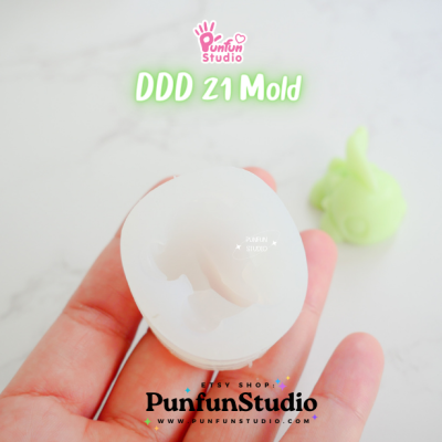 DDD 21-23 Mold Set / Crouching Poke Starter Gen 2 / Pokemold / 3D Mold