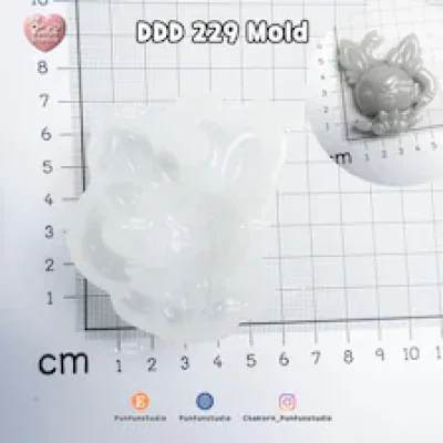DDD 221-229 Mold / Eev Evolutions / Pokemold / check the size before ordering / Silicone Mold / Epoxy Resin, Plaster, Soap, Candle Mold