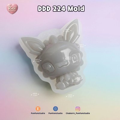 DDD 221-229 Mold / Eev Evolutions / Pokemold / check the size before ordering / Silicone Mold / Epoxy Resin, Plaster, Soap, Candle Mold