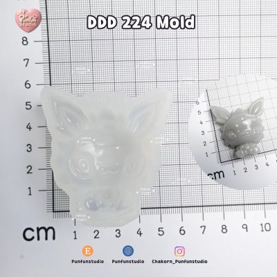 DDD 221-229 Mold / Eev Evolutions / Pokemold / check the size before ordering / Silicone Mold / Epoxy Resin, Plaster, Soap, Candle Mold