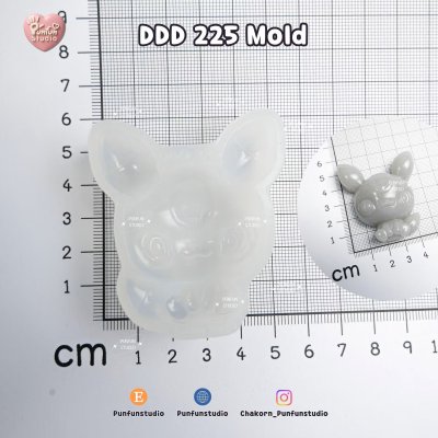 DDD 221-229 Mold / Eev Evolutions / Pokemold / check the size before ordering / Silicone Mold / Epoxy Resin, Plaster, Soap, Candle Mold