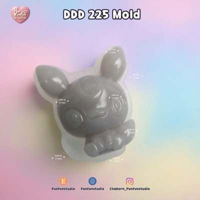 DDD 221-229 Mold / Eev Evolutions / Pokemold / check the size before ordering / Silicone Mold / Epoxy Resin, Plaster, Soap, Candle Mold