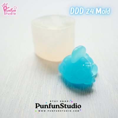 DDD 24-26 Mold Set / Crouching Poke Starter Gen 3 / Pokemold / 3D Mold