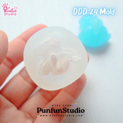 DDD 24-26 Mold Set / Crouching Poke Starter Gen 3 / Pokemold / 3D Mold