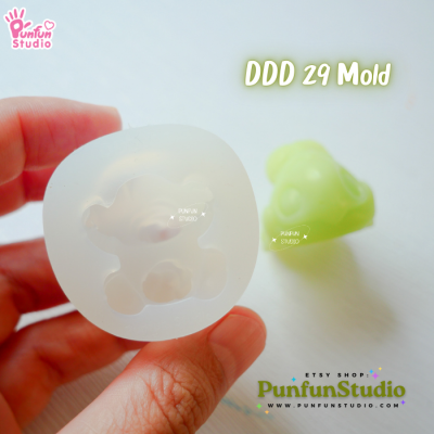 DDD 27-29 Mold Set / Crouching Poke Starter Gen 4 / Pokemold / 3D Mold