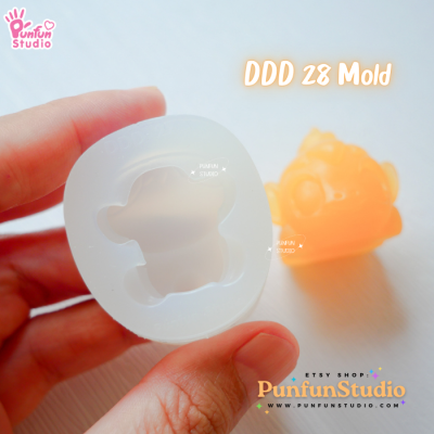 DDD 27-29 Mold Set / Crouching Poke Starter Gen 4 / Pokemold / 3D Mold