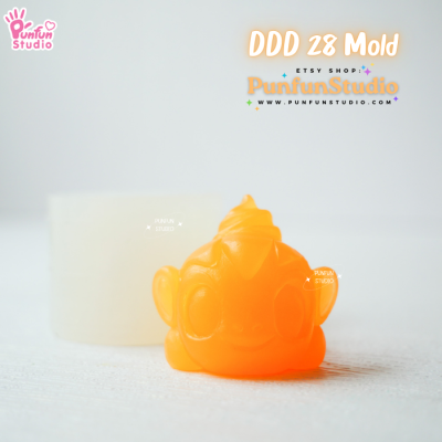 DDD 27-29 Mold Set / Crouching Poke Starter Gen 4 / Pokemold / 3D Mold