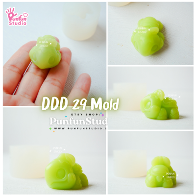 DDD 27-29 Mold Set / Crouching Poke Starter Gen 4 / Pokemold / 3D Mold