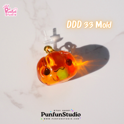 DDD 33 Pumpkin Mold / Halloween Mold / Tiny Mold / Clear UV Resin Mold / 3D Mold