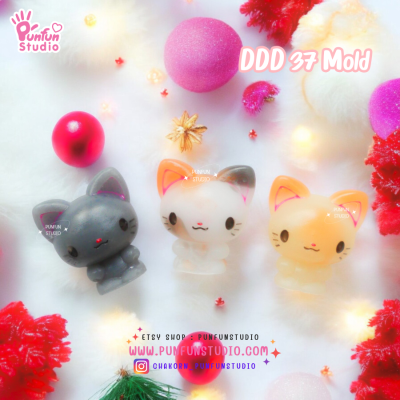 DDD 35, 36, 37 Tiny 3D Molds / Animal Mold / Tiny Mold / UV Resin Mold / Earring Mold / Pendant Mold