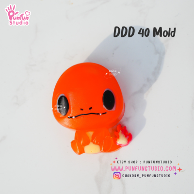 DDD 38-41 Mold / Poke Stater Gen 1 / Poke Mold / Epoxy Resin, Chocolate, Jelly, Candle / Silicone Mold