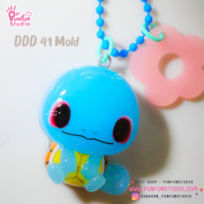 DDD 38-41 Mold / Poke Stater Gen 1 / Poke Mold / Epoxy Resin, Chocolate, Jelly, Candle / Silicone Mold