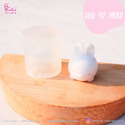 DDD 42 - 45  Tiny 3D Molds / Animal Mold / Tiny Mold / UV Resin Mold / Earring Mold / Pendant Mold