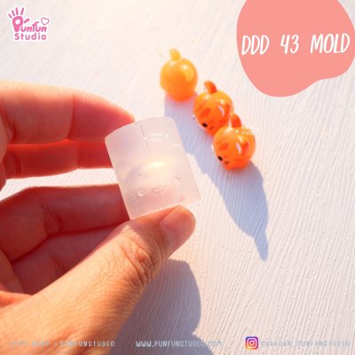 DDD 42 - 45  Tiny 3D Molds / Animal Mold / Tiny Mold / UV Resin Mold / Earring Mold / Pendant Mold