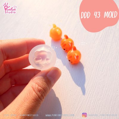 DDD 42 - 45  Tiny 3D Molds / Animal Mold / Tiny Mold / UV Resin Mold / Earring Mold / Pendant Mold