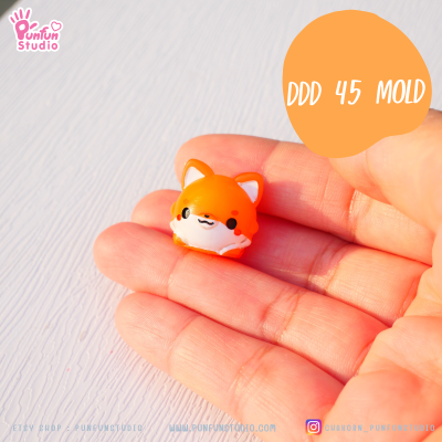 DDD 42 - 45  Tiny 3D Molds / Animal Mold / Tiny Mold / UV Resin Mold / Earring Mold / Pendant Mold