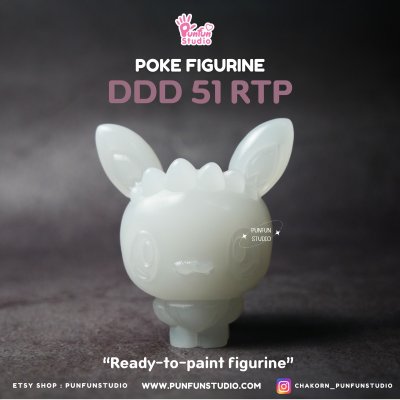 DDD 51-59 RTP Eev Evolutions / Ready-to-paint Figurine / Resin Figurine
