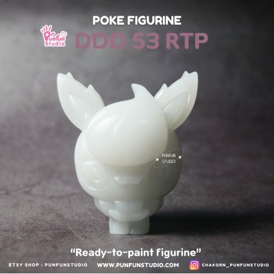 DDD 51-59 RTP Eev Evolutions / Ready-to-paint Figurine / Resin Figurine