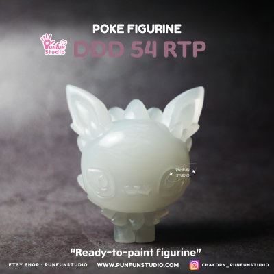 DDD 51-59 RTP Eev Evolutions / Ready-to-paint Figurine / Resin Figurine