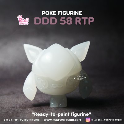 DDD 51-59 RTP Eev Evolutions / Ready-to-paint Figurine / Resin Figurine