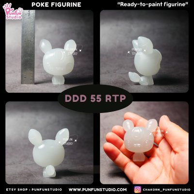 DDD 51-59 RTP Eev Evolutions / Ready-to-paint Figurine / Resin Figurine