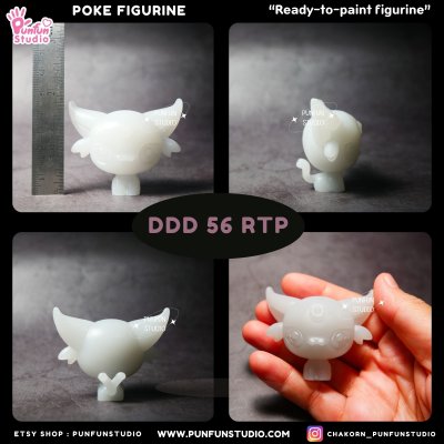 DDD 51-59 RTP Eev Evolutions / Ready-to-paint Figurine / Resin Figurine