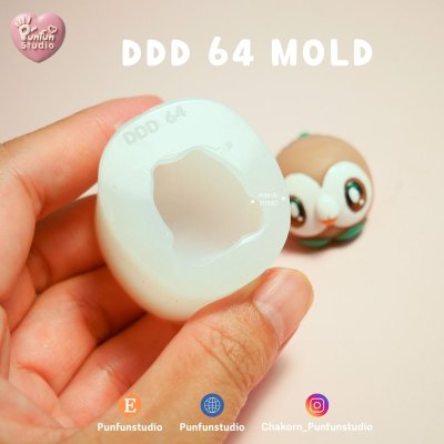 DDD 61-66 Mold / Crouching Pokemold / 3D Mold / Silicone Mold