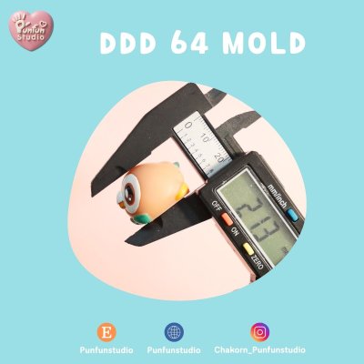 DDD 61-66 Mold / Crouching Pokemold / 3D Mold / Silicone Mold