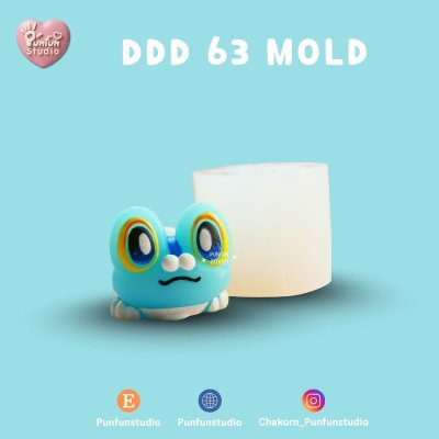 DDD 61-66 Mold / Crouching Pokemold / 3D Mold / Silicone Mold