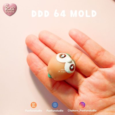 DDD 61-66 Mold / Crouching Pokemold / 3D Mold / Silicone Mold