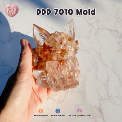 DDD 7010 3D Molds  / Nine-tailed fox / Amulet Mold / epoxy resin Mold