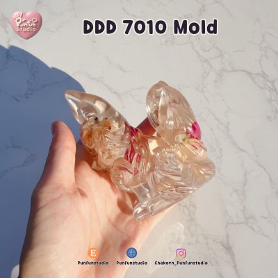 DDD 7010 3D Molds  / Nine-tailed fox / Amulet Mold / epoxy resin Mold