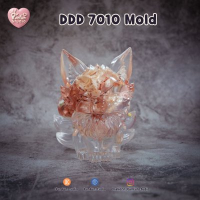DDD 7010 3D Molds  / Nine-tailed fox / Amulet Mold / epoxy resin Mold