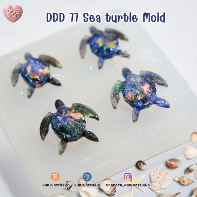 DDD 73-79 Mold / Sea animals / jewelry Mold / Uv Resin Mold