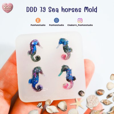 DDD 73-79 Mold / Sea animals / jewelry Mold / Uv Resin Mold