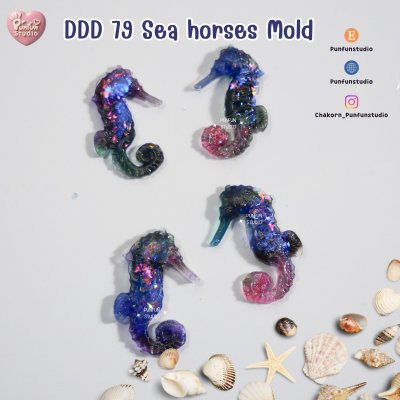 DDD 73-79 Mold / Sea animals / jewelry Mold / Uv Resin Mold