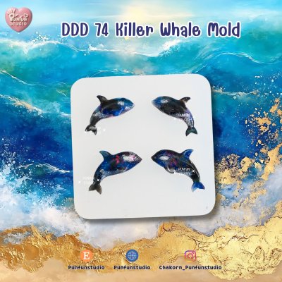 DDD 73-79 Mold / Sea animals / jewelry Mold / Uv Resin Mold