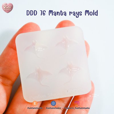 DDD 73-79 Mold / Sea animals / jewelry Mold / Uv Resin Mold