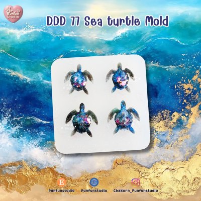 DDD 73-79 Mold / Sea animals / jewelry Mold / Uv Resin Mold
