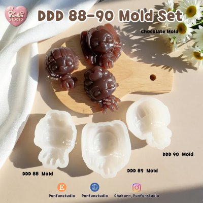 DDD 88-90 / Kpop Hunter / High-relief / Hi-detail / Epoxy Resin, Chocolate, fondant, Jelly Mold