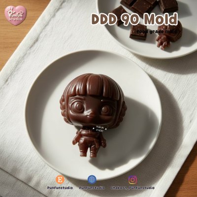 DDD 88-90 / Kpop Hunter / High-relief / Hi-detail / Epoxy Resin, Chocolate, fondant, Jelly Mold