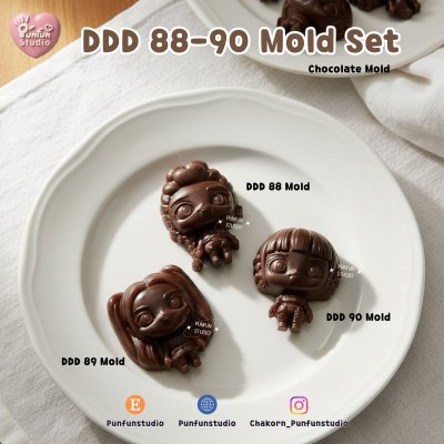 DDD 88-90 / Kpop Hunter / High-relief / Hi-detail / Epoxy Resin, Chocolate, fondant, Jelly Mold