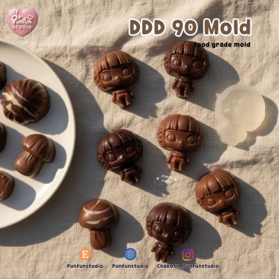 DDD 88-90 / Kpop Hunter / High-relief / Hi-detail / Epoxy Resin, Chocolate, fondant, Jelly Mold