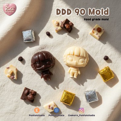 DDD 88-90 / Kpop Hunter / High-relief / Hi-detail / Epoxy Resin, Chocolate, fondant, Jelly Mold